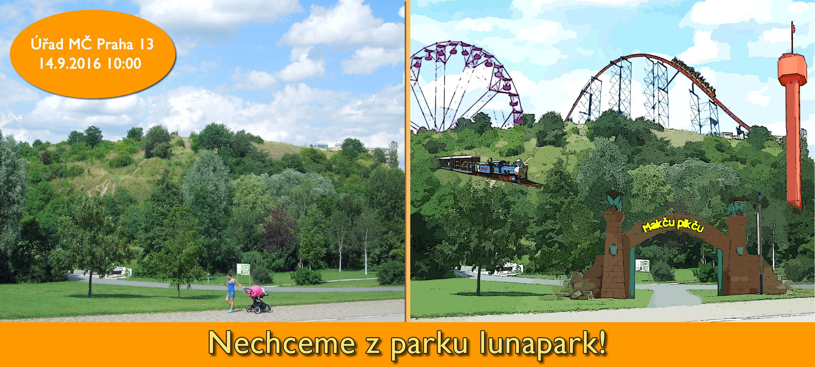 Nechceme z parku lunapark!