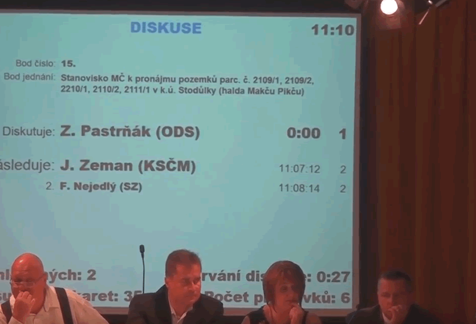 Záznam 11. jednání zastupitelstva MČ Praha 13 ze dne 14.9. 2016